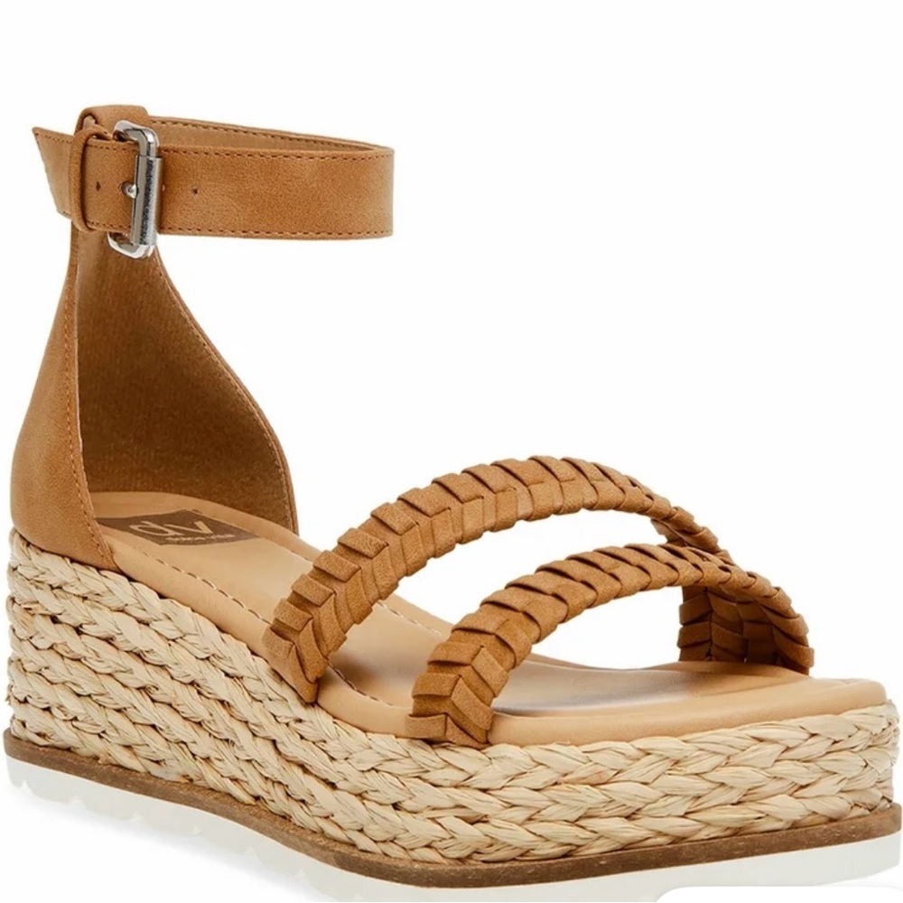 Dolce Vita Tan Woven Wedge Sandals